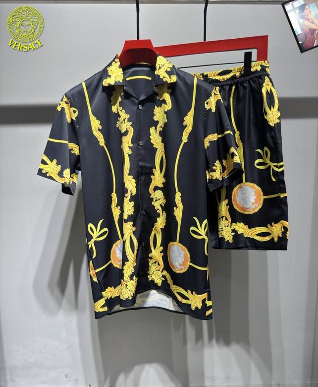 Versace Shirt & Shorts Set ID:20250801-191